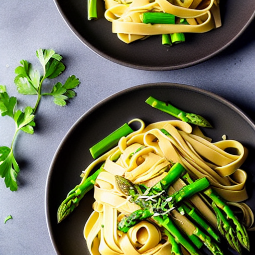 Fettuccine con Asparagi