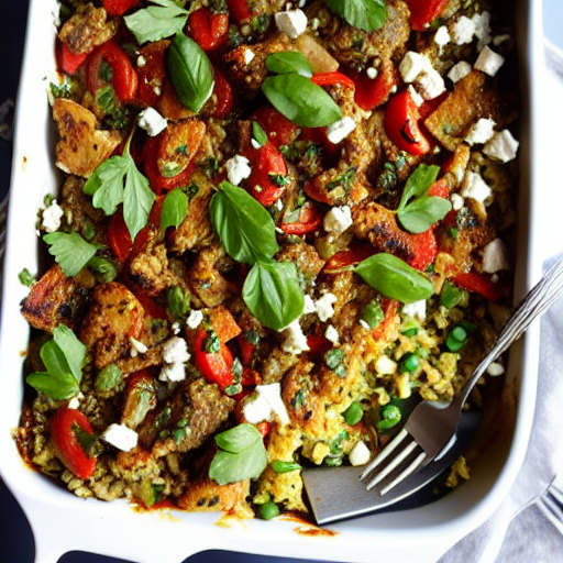 Lamb and Feta Bake