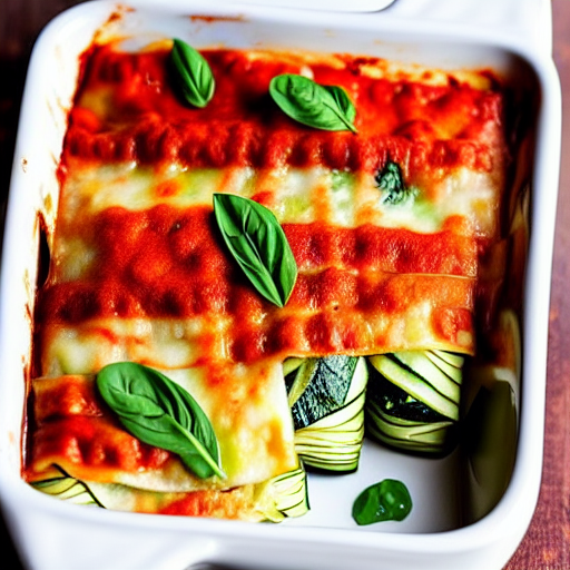 Zucchini Lasagna Roll-Ups