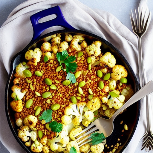 Baked Cauliflower Fattah
