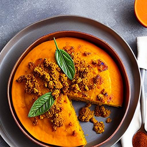 Baked Pumpkin with Spices