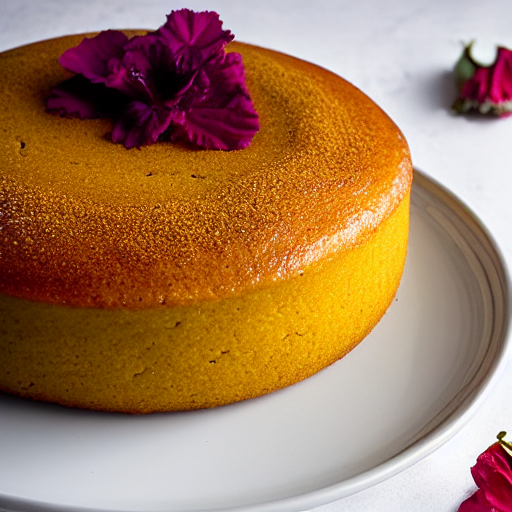 Bolo de Fubá Vegano