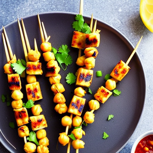 Chickpea Brochettes