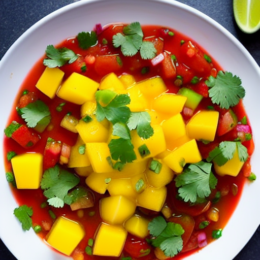 Pico de Gallo con Mango