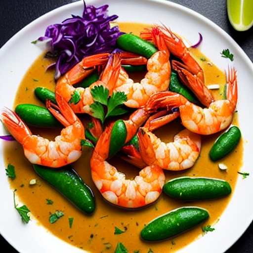 Prawns in Garlic Sauce