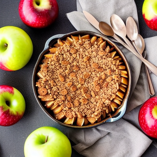Caramel Apple Crisp