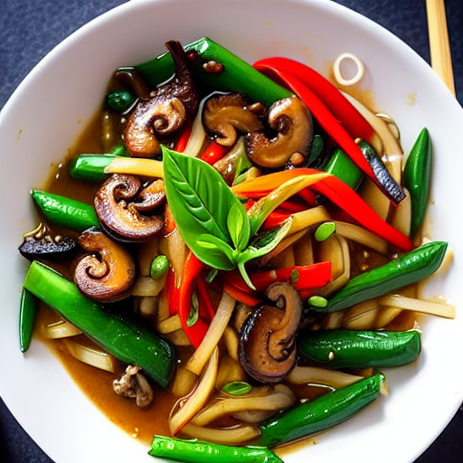 Nấm Xào Sả Ớt