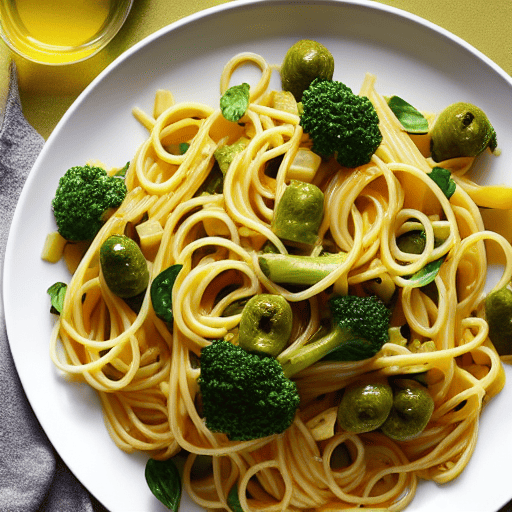 Pasta con le Verdure e Olio d'Oliva