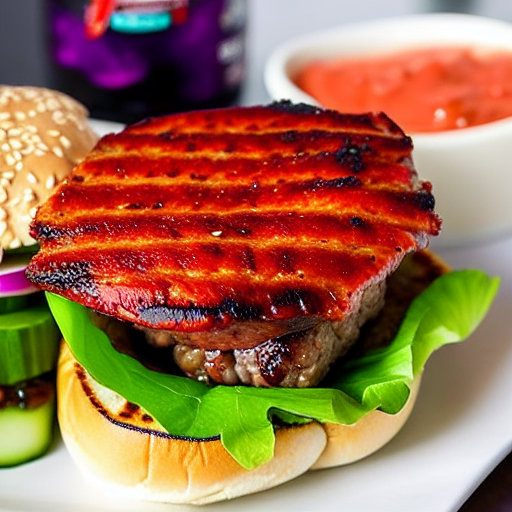Keto Char Siu Burger