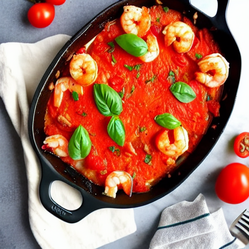 Keto Shrimp and Tomato Casserole