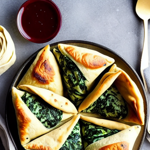 Keto Spinach Fatayer