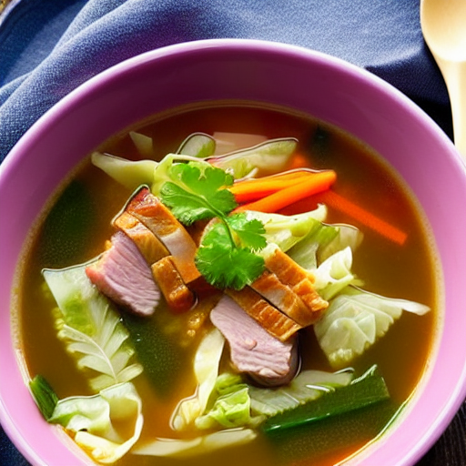 Cabbage and Pork Soup