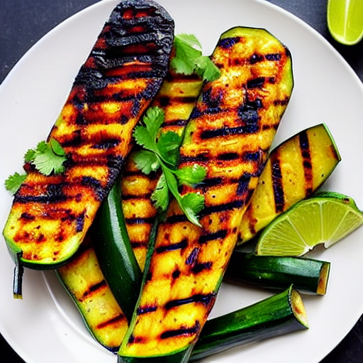 Spicy Grilled Zucchini