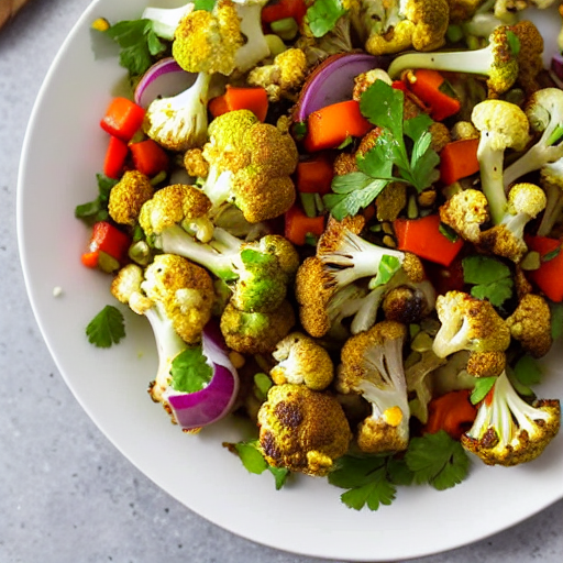 Roasted Cauliflower Salad