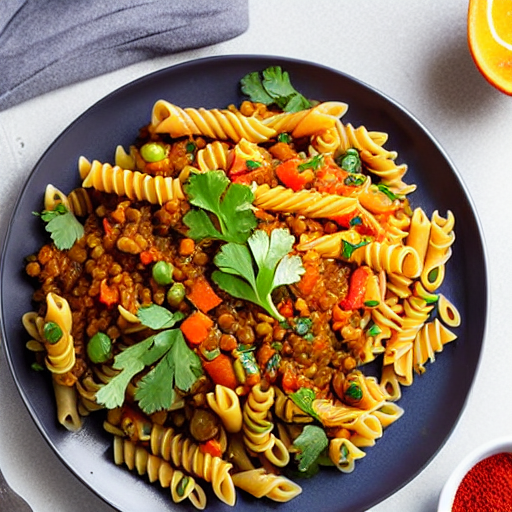 Moroccan Lentil Pasta