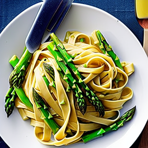 Asparagus Fettuccine