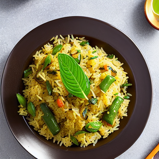Perilla Leaf Rice