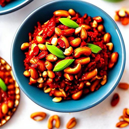 Chili Garlic Peanuts