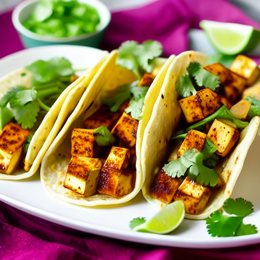 Spicy Tofu Tacos