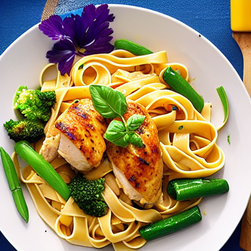 Fettuccine com Frango