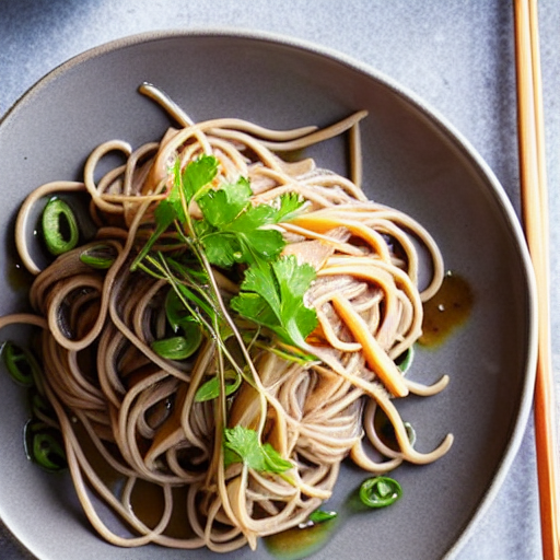 Soba with Daikon