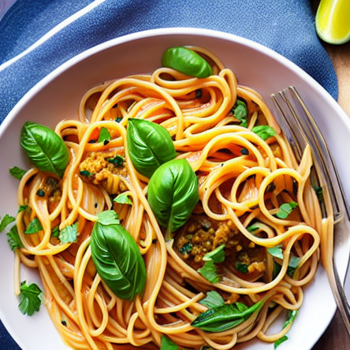 Pasta with Garlic Sauce