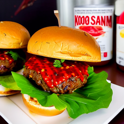 Kimchi Beef Burger