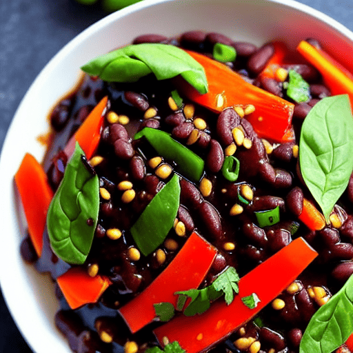 Vegan Black Bean Sauce Stir-Fry