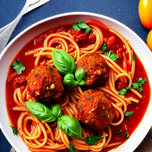 Pasta with Moroccan Meatballs