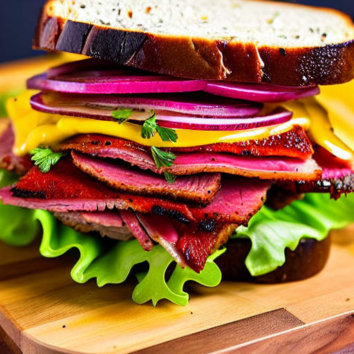 Smoked Pastrami Sandwich