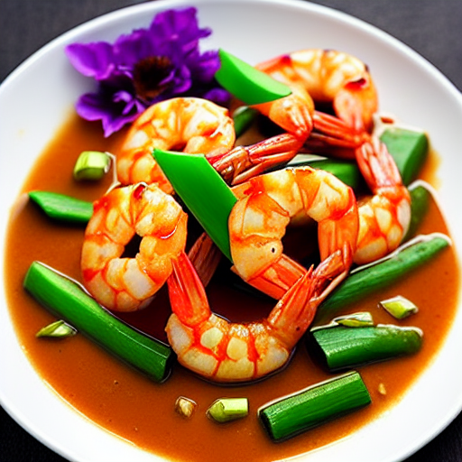 Sweet and Sour Prawns