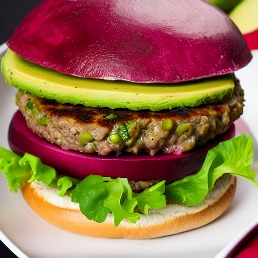 Hamburguesa de Betabel