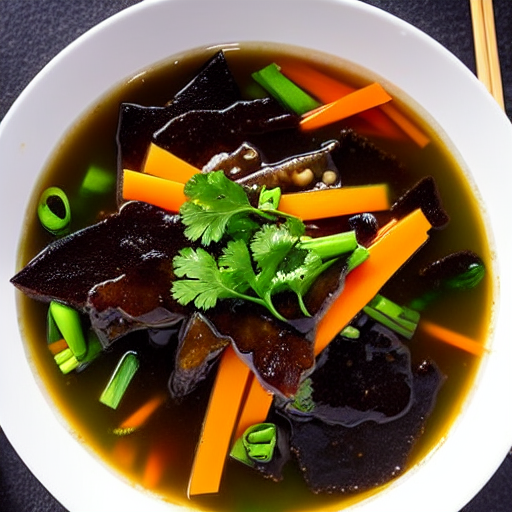 Black Fungus Soup