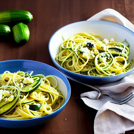 Pasta con Zucchine e Feta