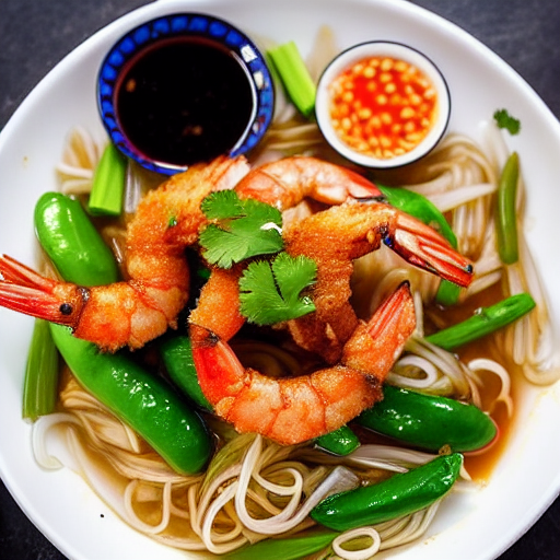 Bún Tôm Chiên