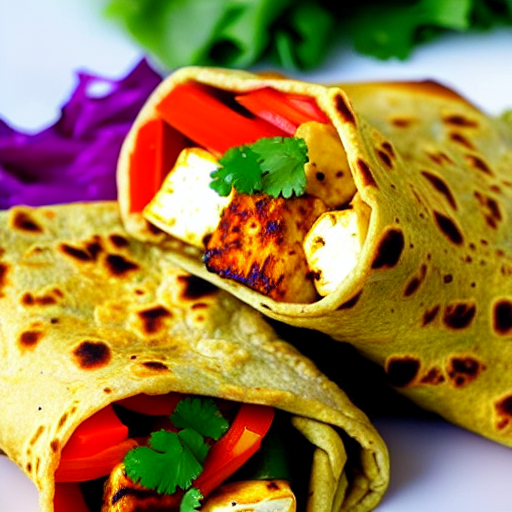 Paneer Tikka Wrap