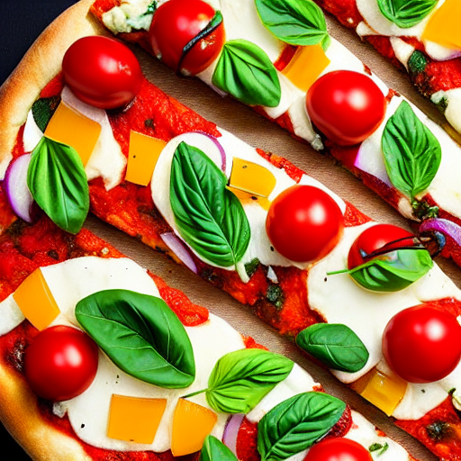 Sicilian Vegetable Pizza