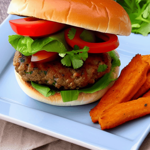 Soya Chunks Burger