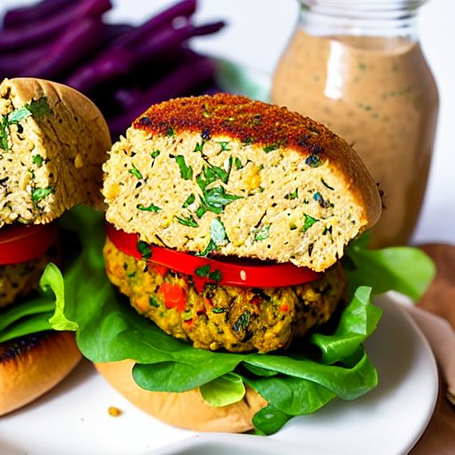 Mediterranean Chickpea Burger