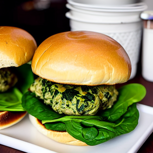 Artichoke and Spinach Burger