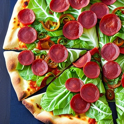 Cabbage Leaf Pizza