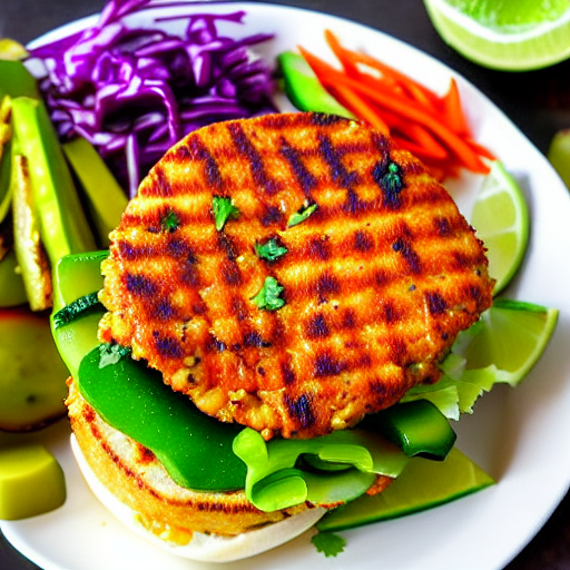 Chili Lime Fish Burger
