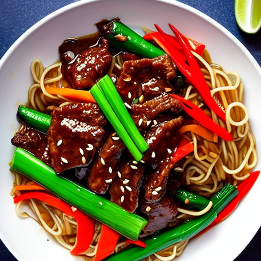 Mongolian Beef Noodles