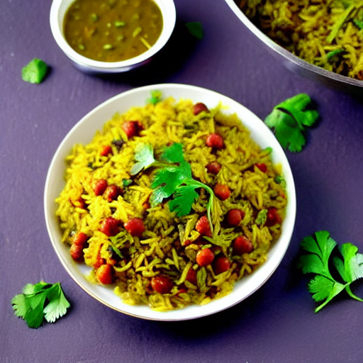 Methi Chole Rice