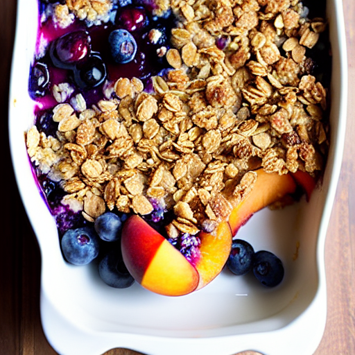 Blueberry Peach Crisp