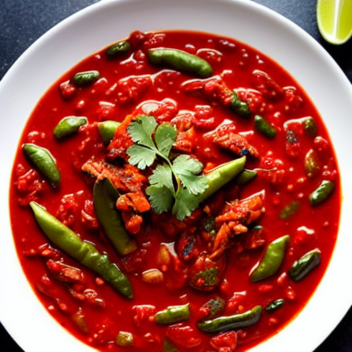Chiles en Salsa Roja
