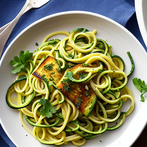 Zucchini Noodles Provençale