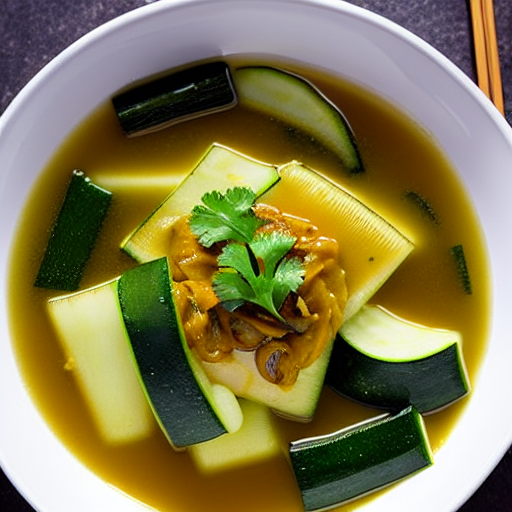 Zucchini no Nibitashi