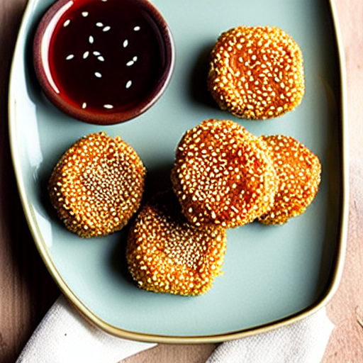 Sesame Cauliflower Bites