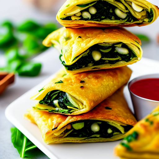 Sambousek Spinach